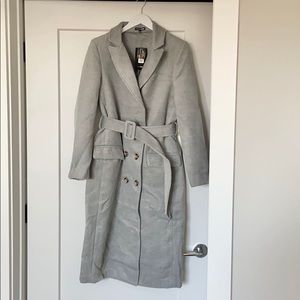 Fashion Nova long grey coat